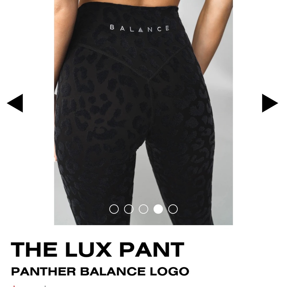 Balance Athletics / Vitality Lux Pant Legging in Panther / Black
